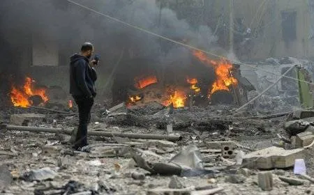 إسرائيل تقصف الضاحية وحزب الله ينفي إطلاق صواريخ