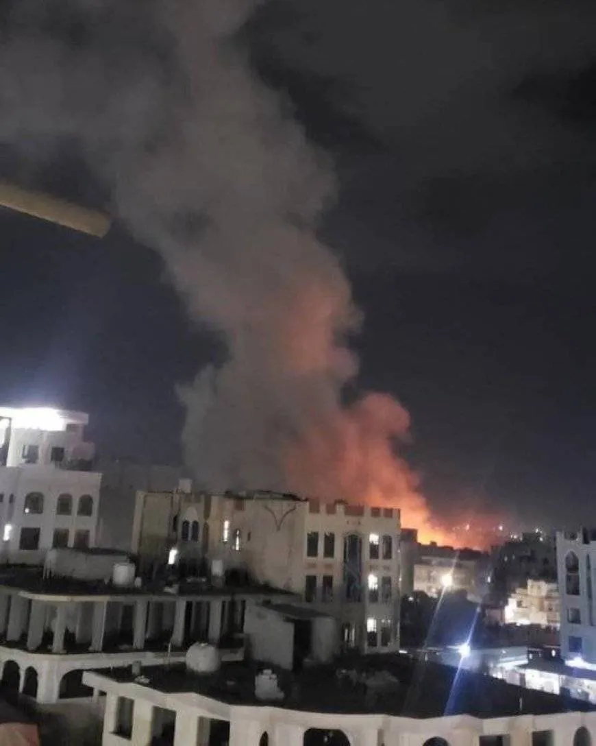 تجدد العدوان الامريكي على صنعاء ومحافظات يمنية.. والحوثي يتهم واشنطن باستهداف مواقع مدنية
