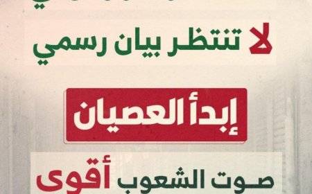 «#عصيان_مدني_حتى _تتوقف_ الإبادة».. حملةٌ شعبيَّة كبيرة للتَّضامن مع غزَّة ووقف حرب الإبادة الجماعيَّة