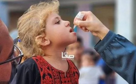 الصحة بغزة: 602 ألف طفل معرضون لخطر الإصابة بالشلل الدائم