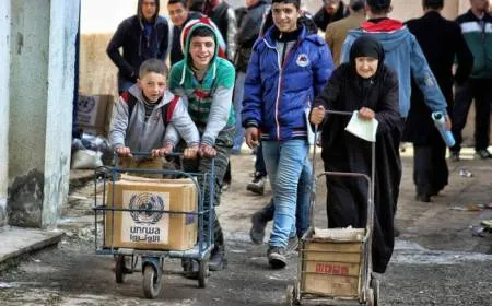 الأونروا:  ليس لدينا ما نقوم بتوزيعه على أهالي غزة