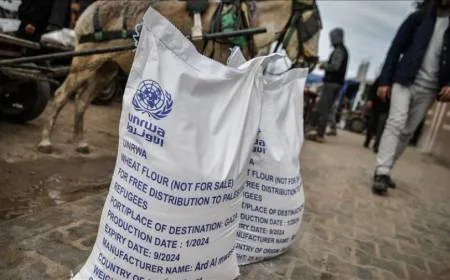 الأونروا تعلن نفاد إمداداتها من الطحين في قطاع غزة
