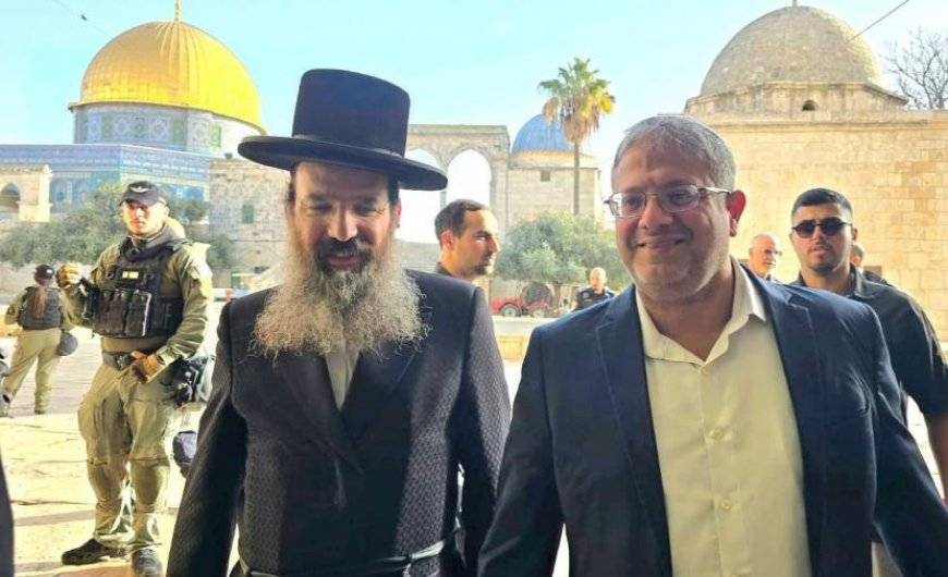 المتطرف بن غفير يقتحم المسجد الأقصى بعد طرد المصلين