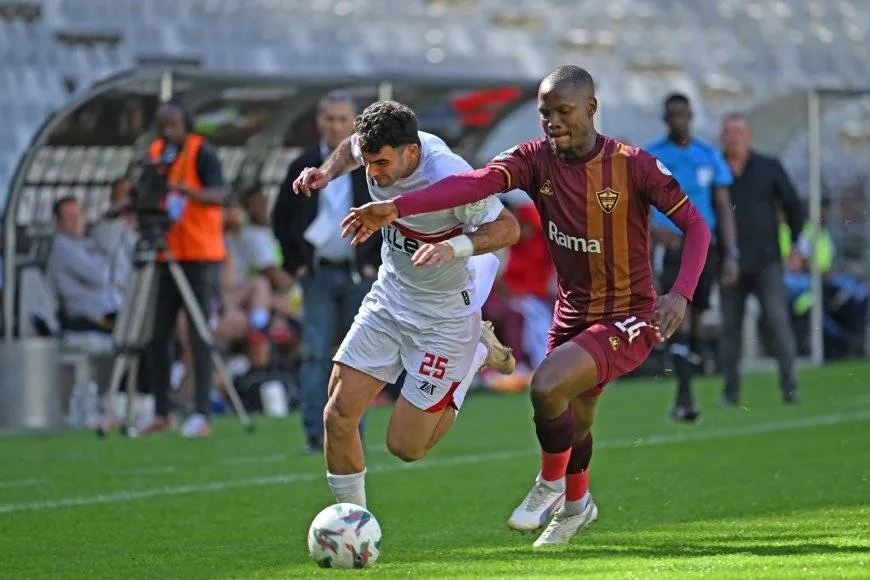 الزمالك يتعادل مع ستيلينبوش في كأس الكونفدرالية