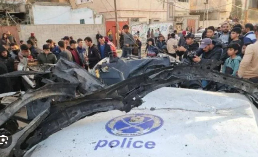 4 شهداء بينهم شرطيان باستهداف إسرائيلي في دير البلح وسط القطاع