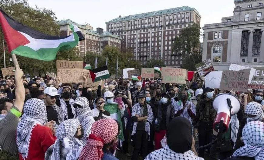 طلاب الجامعات في بنغلاديش يطلقون حملة تظاهرات تضامنا مع فلسطين