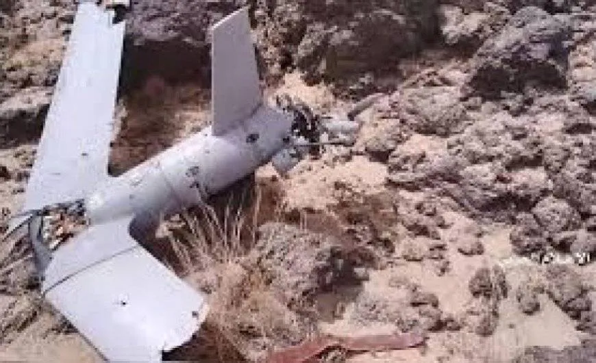 القوات اليمنية المسلحة تسقط طائرة أمريكية