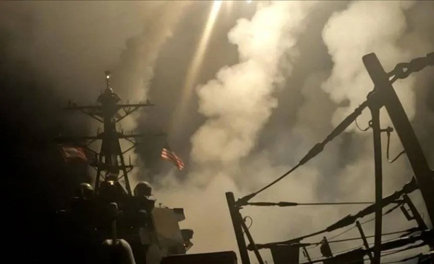 العدوان الأمريكي يستهدف بسلسلة غارات عدة مناطق في اليمن