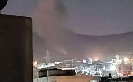 اسرائيل تشن غارات مكثفة في جميع أنحاء سورية بالصور