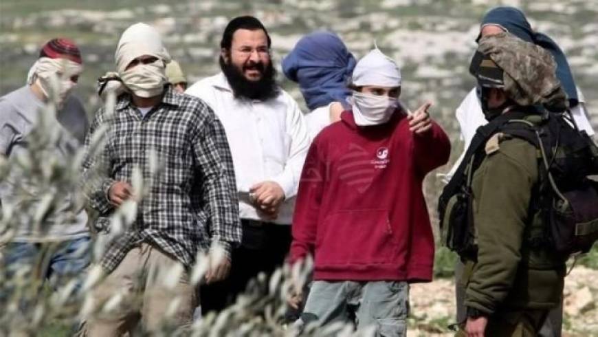 إصابة فلسطينيين بهجوم للمستوطنين على مغاير الدير برام الله
