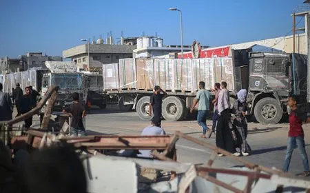 تفتيش مصري إضافي للشاحنات المتجهة إلى غزة وسط قيود إسرائيلية مشددة