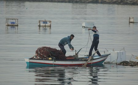 الاحتلال يعتقل 4 صيادين ويفجر مركبهم.. 230 شهيداً منذ بدء الحرب