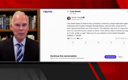 ترامب يعلن اعتقال "مادورو" ونقله خارج فنزويلا في عملية عسكرية وصفت بـ "الجراحية"
