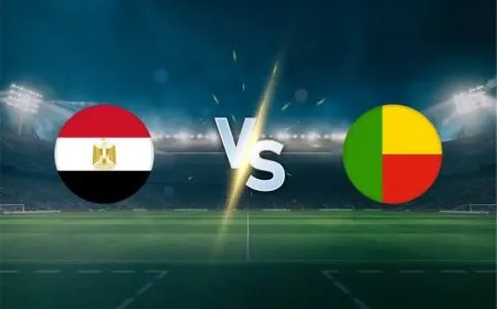 مباراة مصر وبنين في كأس أمم أفريقيا