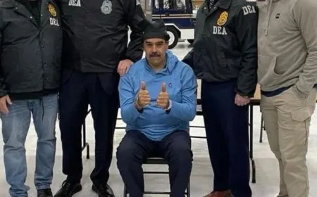 الرئيس الفنزويلي نيكولاس مادورو يمثل أمام القضاء الأمريكي وسط توتر دولي