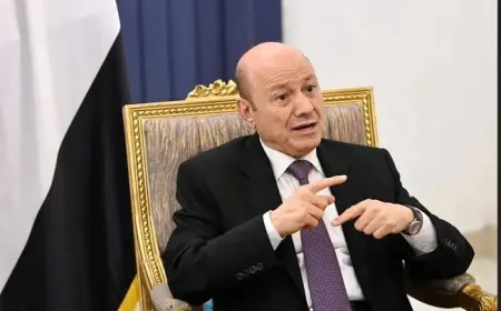 اليمن: العليمي يُسقط عضوية الزبيدي من الرئاسي اليمني ويحيله للتحقيق القضائي