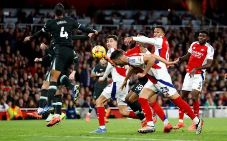 قمة البريميرليج بين أرسنال وليفربول