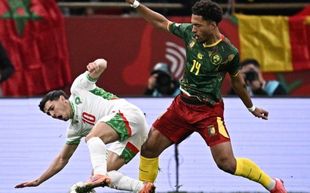 موعد مباراة قمة المغرب والكاميرون