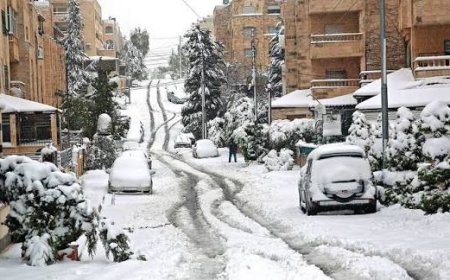 ثلوج في الاردن .. كتلة هوائية قطبية ومنخفض جوي يطرقان أبواب المملكة الثلاثاء