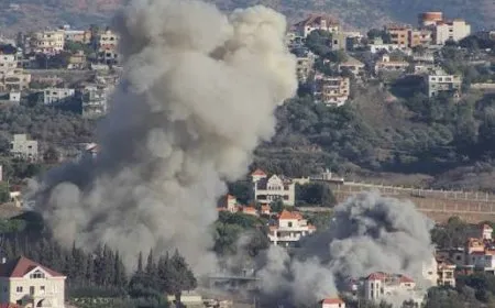 جنوب لبنان.. سلسلة غارات عنيفة على المحمودية ووادي برغز جنوبي لبنان