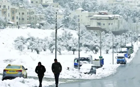 الأردن يستعد لمنخفض "قطبي" شديد البرودة.. وتوقعات بزخات ثلجية فوق المرتفعات العالية