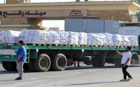 إطلاق القافلة 125 من مبادرة "زاد العزة" بحمولة 7475 طناً لغزة