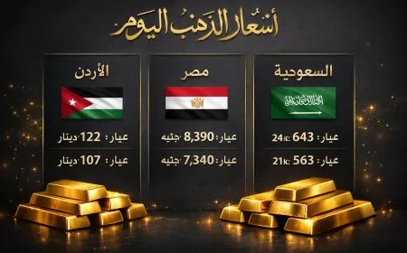 أسعار الذهب اليوم 30 يناير 2026 عيار 21