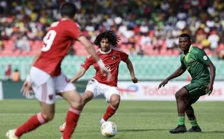 نتيجة مباراة الأهلي ويانج أفريكانز اليوم في دوري أبطال أفريقيا