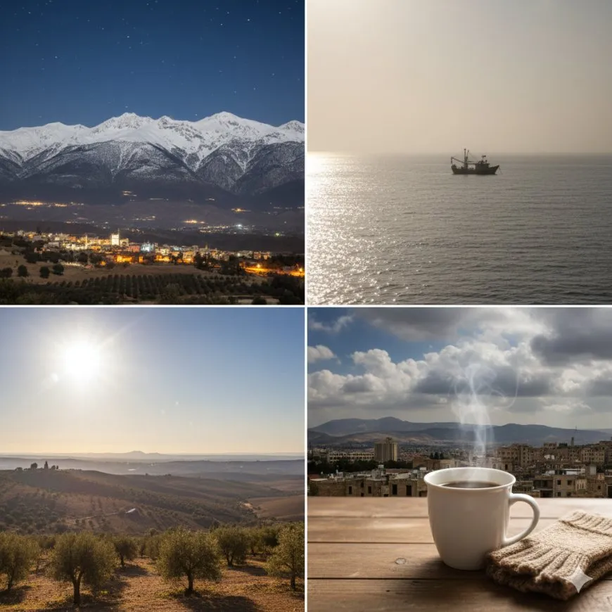 حالة الطقس في بلاد الشام: استقرار جوي يرافقه برد قارص وهدوء في حركة الملاحة