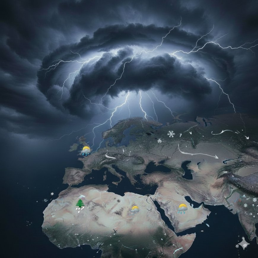 منخفض جوي عالي الفعالية ينهي الاستقرار الجوي في الدول العربية الجمعة