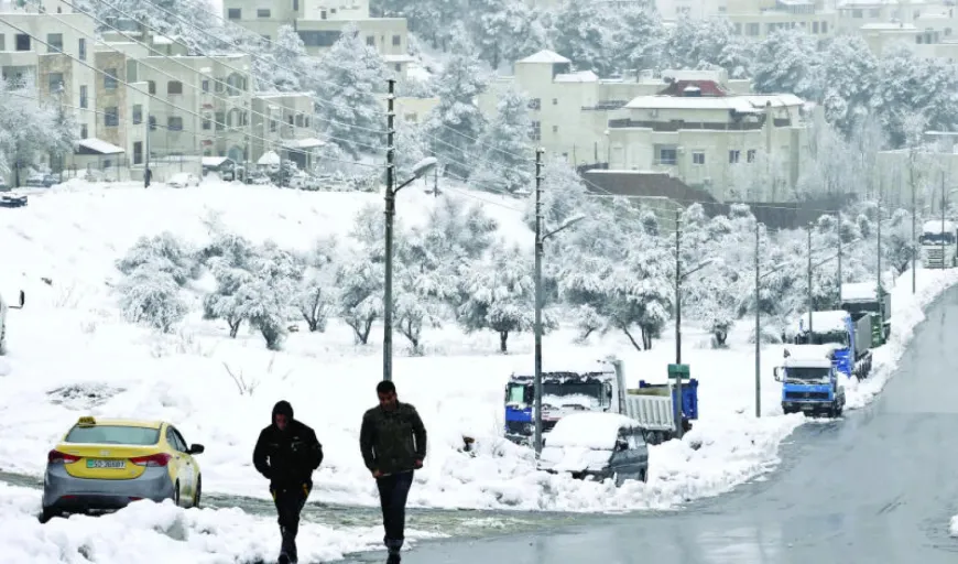 الأردن يستعد لمنخفض "قطبي" شديد البرودة.. وتوقعات بزخات ثلجية فوق المرتفعات العالية