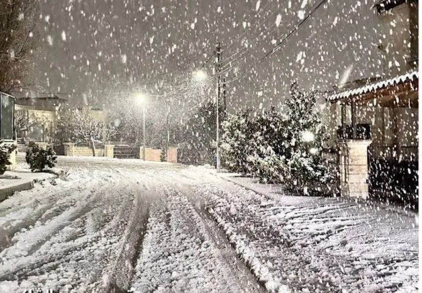 الأردن.. تساقط الثلوج على المرتفعات الجنوبية وتعليق للدوام في عدة جامعات