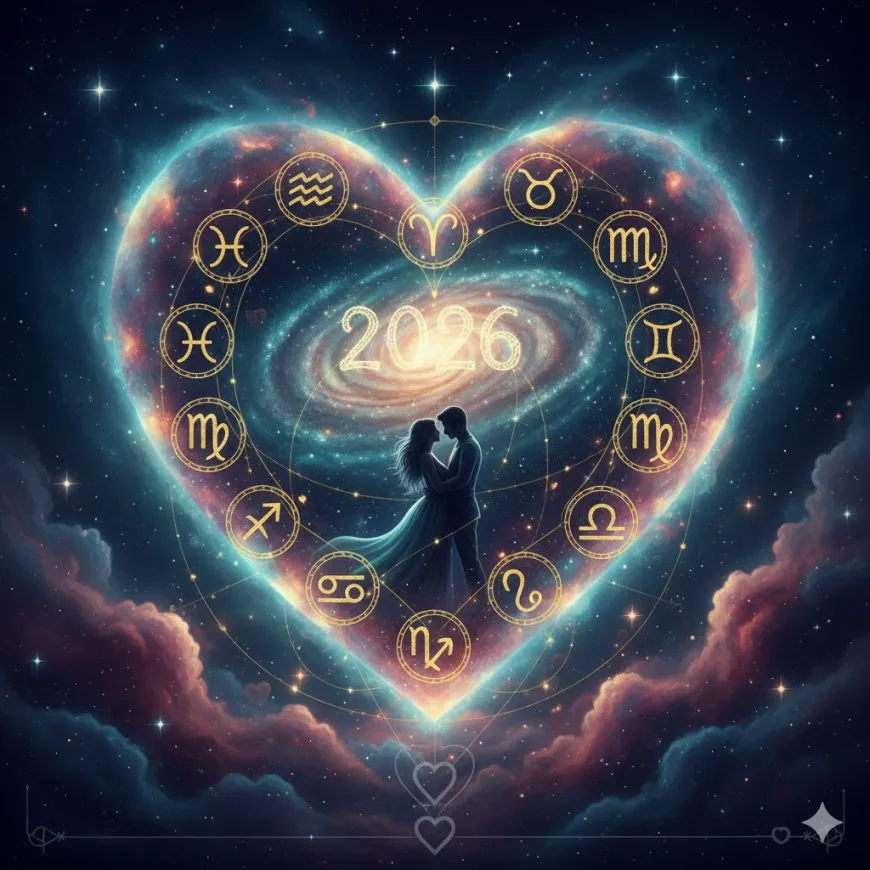 الأبراج والحب في عام 2026: دليل العلاقات العاطفية لكل برج