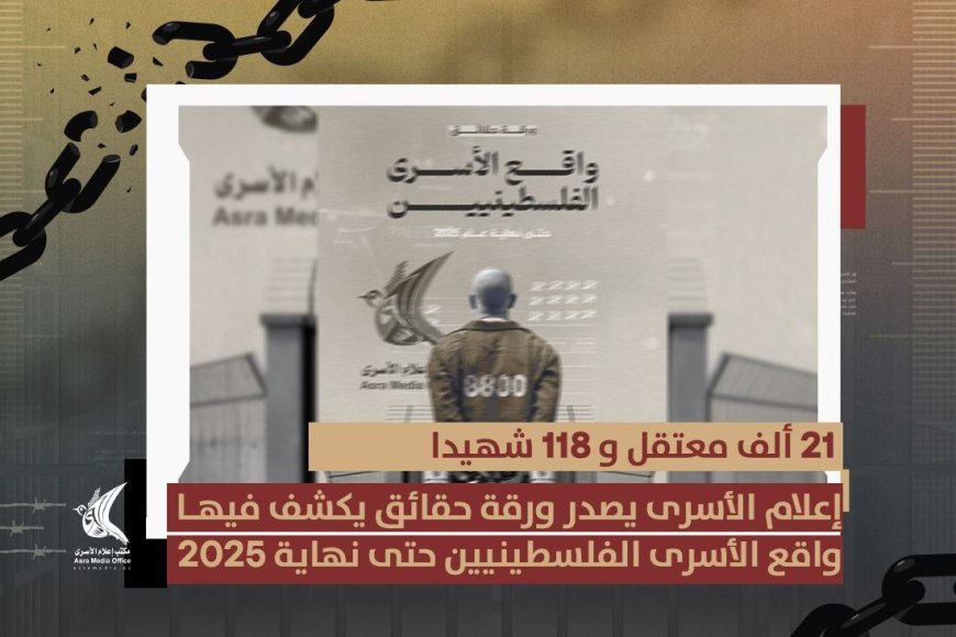 الأسرى الفلسطينيون في 2025 .. أرقام صادمة وانتهاكات متصاعدة