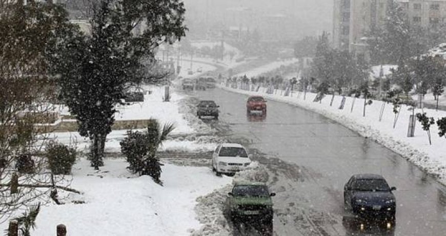 الأردن تحت تأثير "الدوامة القطبية".. ثلوج على الجبال وصقيع يضرب المدن