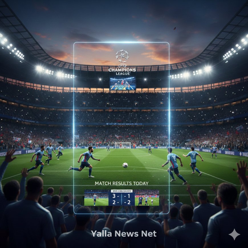 تألق لافت للنظر.. ملخص نتائج مباريات اليوم في دوري الأبطال