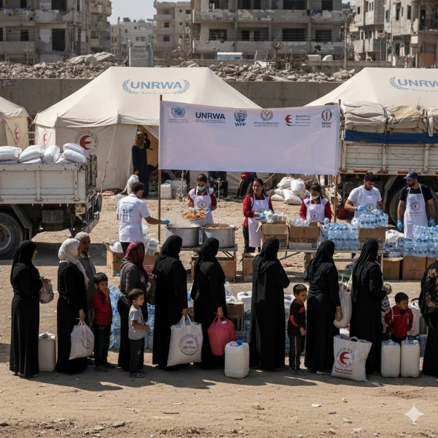 دليل أرقام ومؤسسات المساعدات الإنسانية لسكان غزة