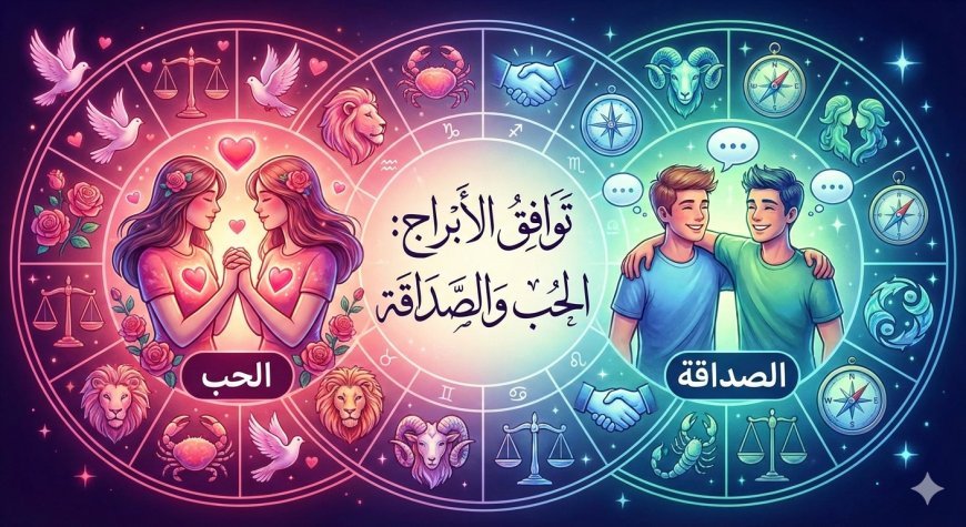 توافق الأبراج 2026: دليلك الشامل للحب والصداقة والارتباط