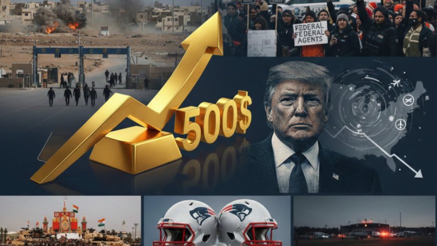 أهم الأخبار اليوم: قفزة تاريخية للذهب وتطورات غزة وأمريكا