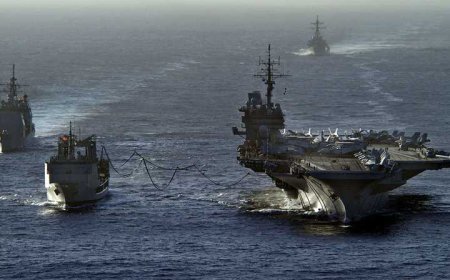 عاجل.. أمريكا تسقط مسيرة إيرانية قرب حاملة طائرات بالخليج