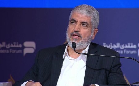 خالد مشعل في منتدى الجزيرة: الاحتلال خطر وجودي على المنطقة ومستعدون لمقاربة الضمانات