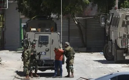 الجيش الإسرائيلي يعتقل 21 فلسطينياً في مداهمات واسعة بالضفة