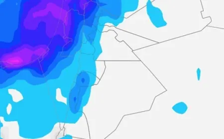 الأردن: أول منخفض جوي في رمضان من الدرجة الأولى يبدأ الاثنين