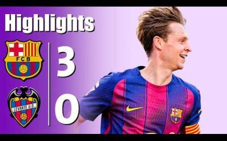 مباراة برشلونة ضد ليفانتي: ثلاثية نظيفة تعيد البارسا للصدارة