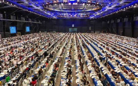 اكبر مائدة إفطار في بيروت 2026 تدخل موسوعة غينيس