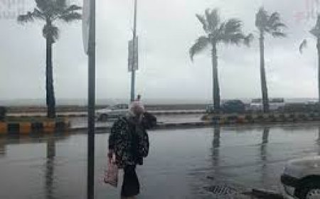 طقس مصر اليوم: موجة برد وأمطار رعدية ورياح تضرب البلاد