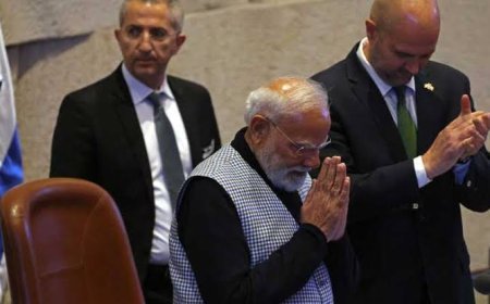 مودي في الكنيست: الهند تقف بثبات مع إسرائيل ضد الإرهاب