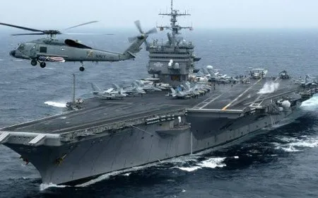 تحرك مفاجئ للأسطول الخامس الأمريكي من البحرين إلى عرض البحر