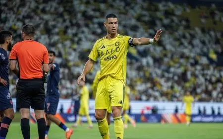 الفيحاء يتقدم على النصر بعد ركلة جزاء ضائعة من رونالدو