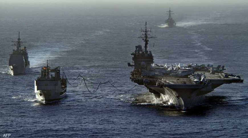 عاجل.. أمريكا تسقط مسيرة إيرانية قرب حاملة طائرات بالخليج